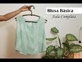 Molde e Costura Blusa básica que TODO INICIANTE deve fazer| Aula completa com MUITAS DICAS