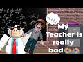 [By Amelia] Playing a Game in Roblox named Escape School Obby My Teacher is really bad 😭