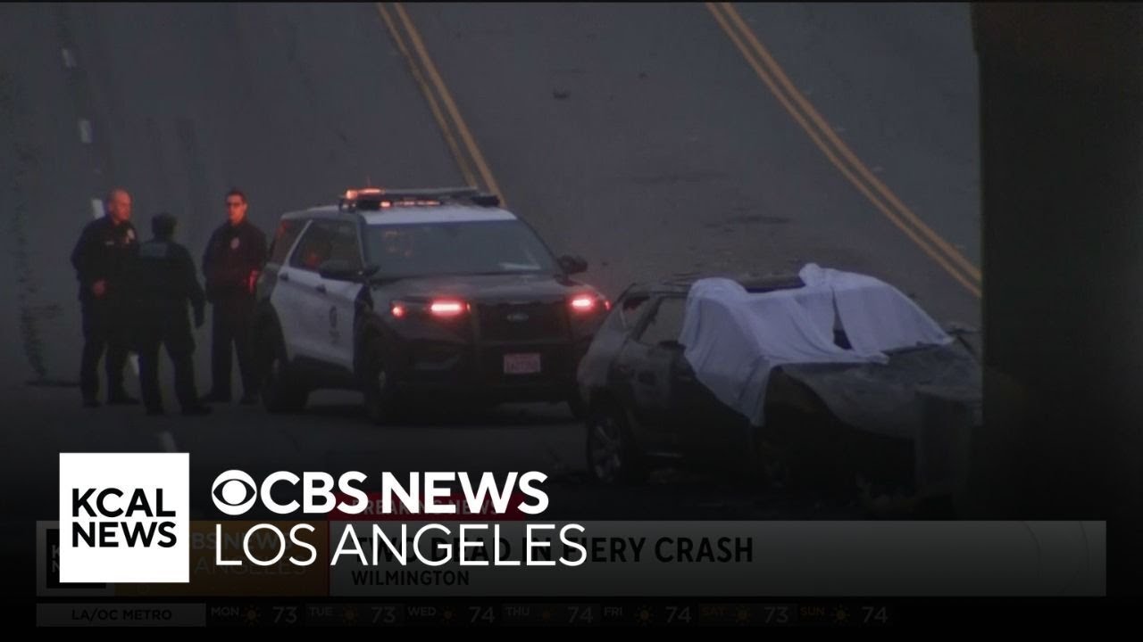 2 people killed in fiery car crash in Wilmington - YouTube