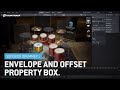 Superior Drummer 3: Envelope and Offset property box