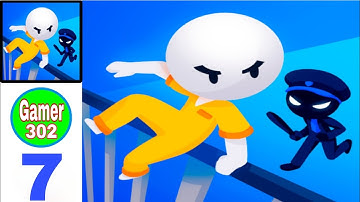 Prison Escape 3D: Simulation Gameplay Walkthrough Part 7 (iOS, Android) Police VS Thief