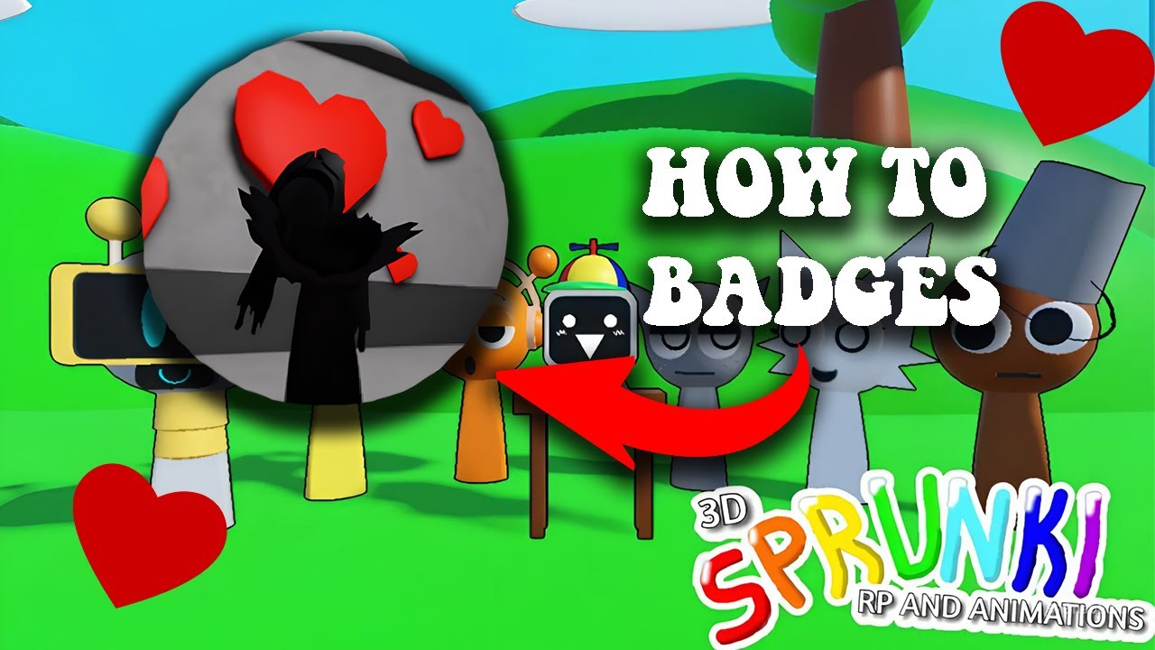 HOW TO GET BADGE PHASE 3 REMASTERED PINKI😱😱SPECIAL BADGE😱😱3D SPRUNKI RP ...