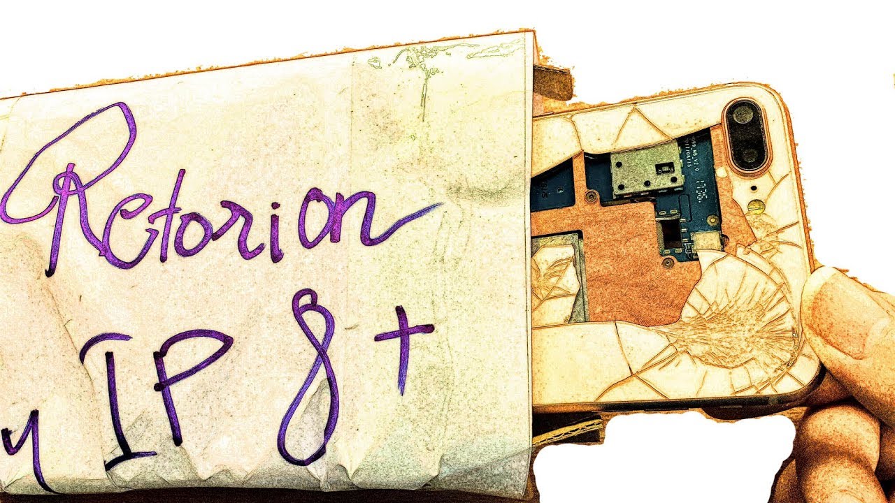 Restoration an Abandoned IPHONE 8+ | Restore broken phone | Surprised when restoring