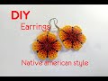 How to make Native American Style Earrings. DIY Beaded Earrings.