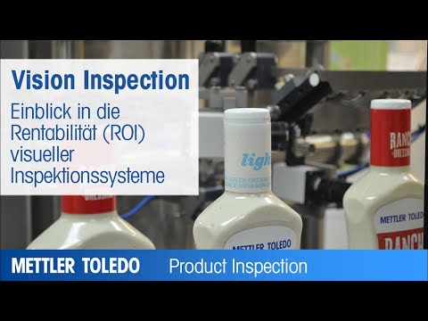 Einblick in die Rentabilität (ROI) visueller Inspektionssysteme - METTLER TOLEDO - DE