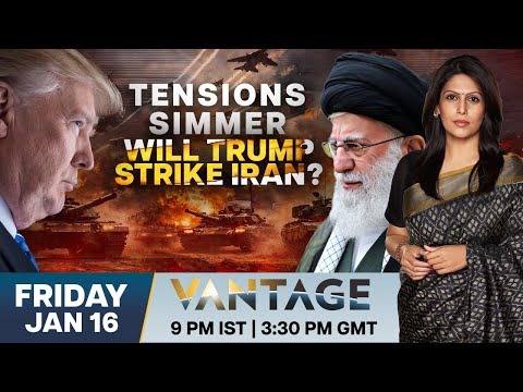 LIVE Four Reasons Why Trump Hasn T Attacked Iran Yet Vantage With Palki Sharma N18G 
