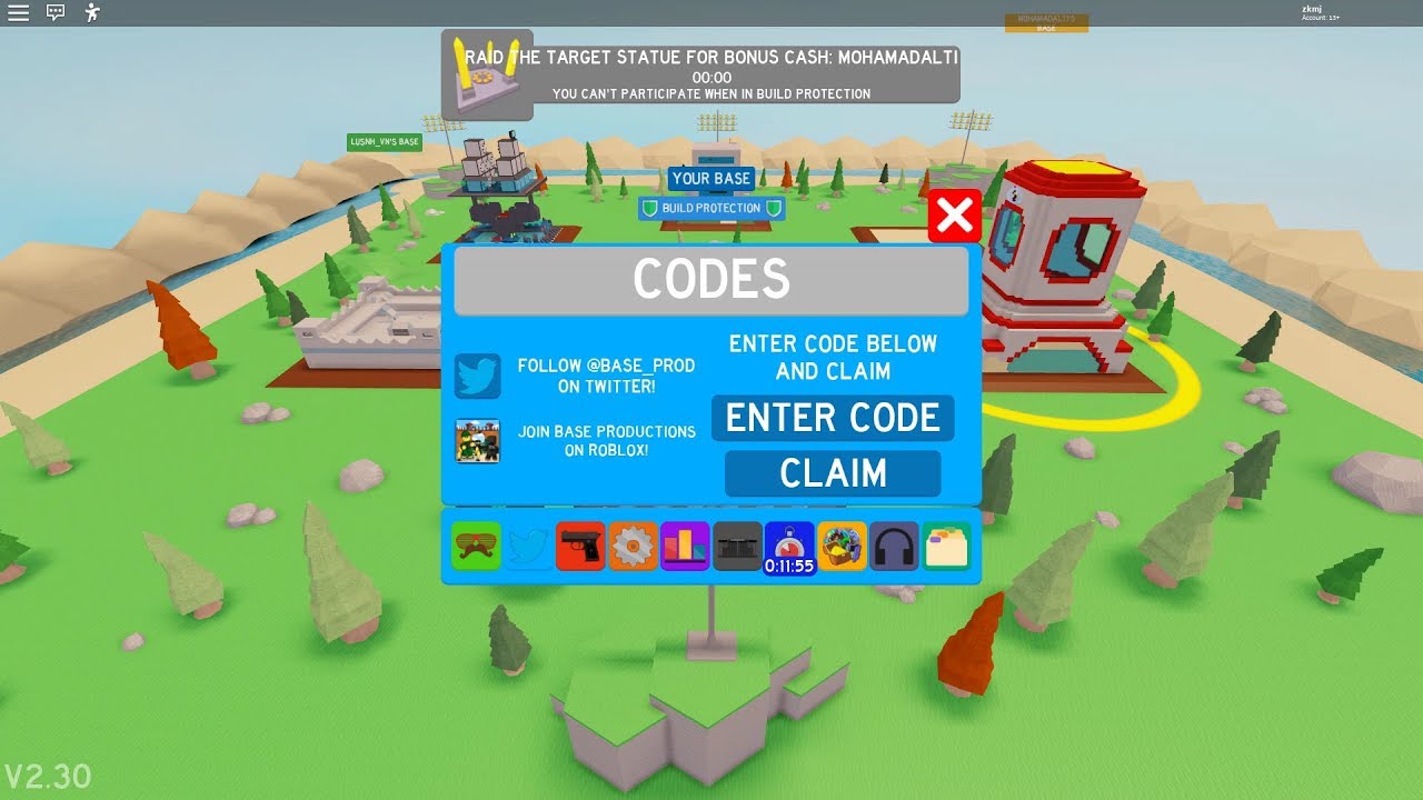 Roblox New Code Update Base Raiders Youtube - build a base roblox code
