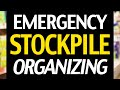 Emergency Stockpile Organization: How to Keep Your Prepper Food Storage In Order!