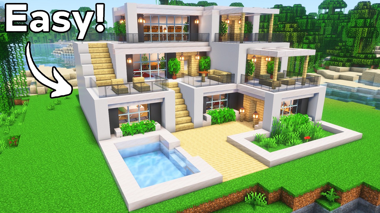 Minecraft: How to Build a Starter Survival Base | Tutorial🏠 - YouTube