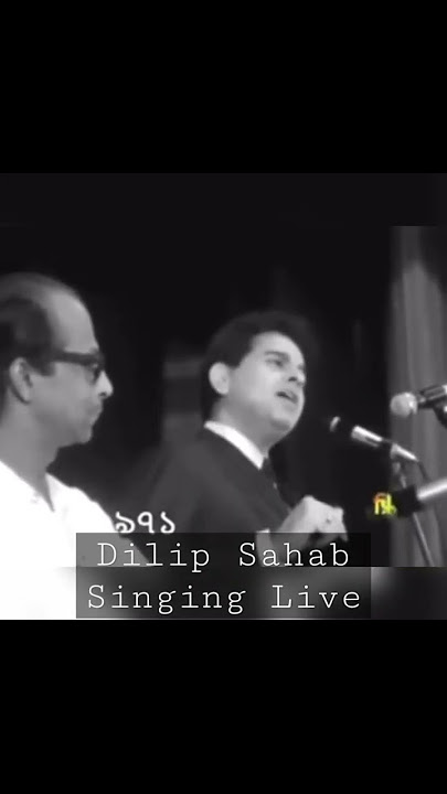Dilip Kumar Sahab Singing Live