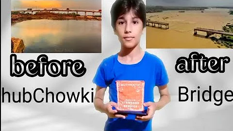 Hub Chowki bridge before and after|Hub Chowki pull.