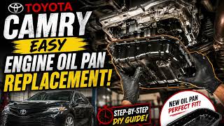 Toyota Camry engine oil pan replacement 