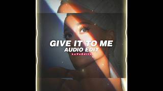 give it to me (instrumental) - edit audio