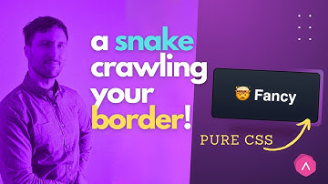 🐍 A Neon-Snake moving at the Border: Fancy CSS Button