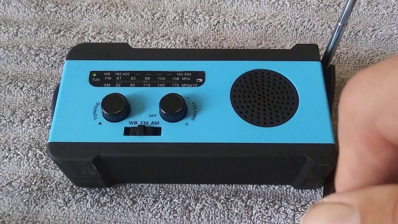 CRAZYFIRE AM/FM WB RADIO A GOOD EMERGENCY RADIO 2ND REVIEW - YouTube