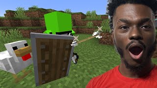 Minecraft PROTECT THE CHICKEN (Reaction)
