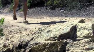 Sandal Man Runs Pulgas Ridge