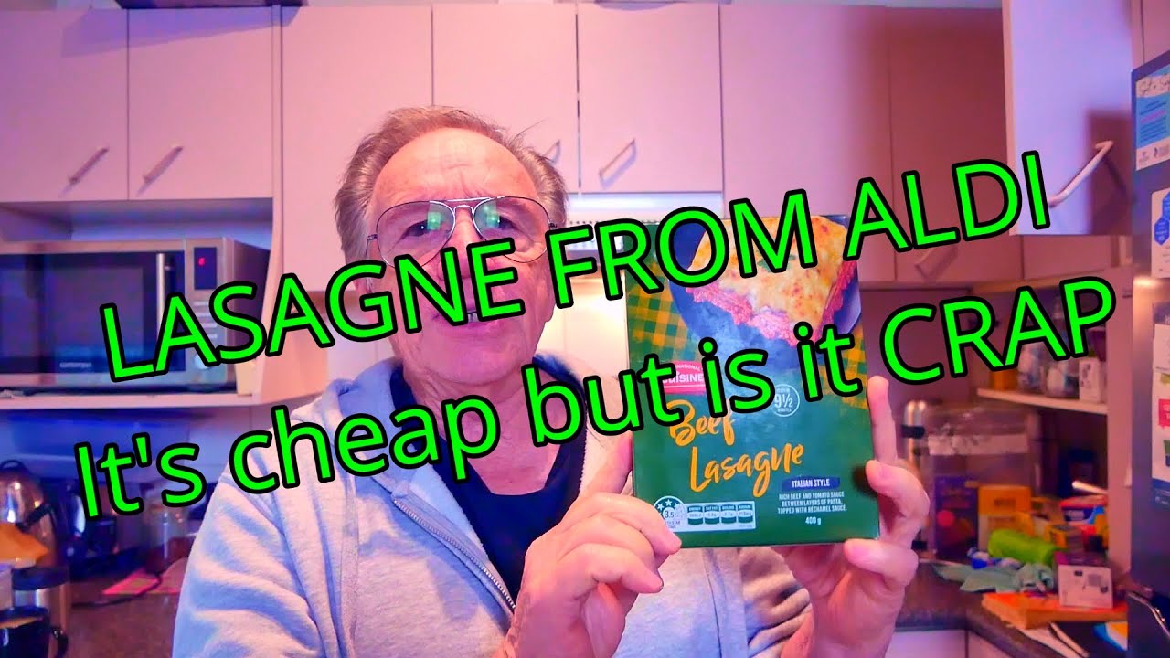 Лазанья Фрэнка Маккея из Aldi, она дешевая, но это ОТСТОЙ