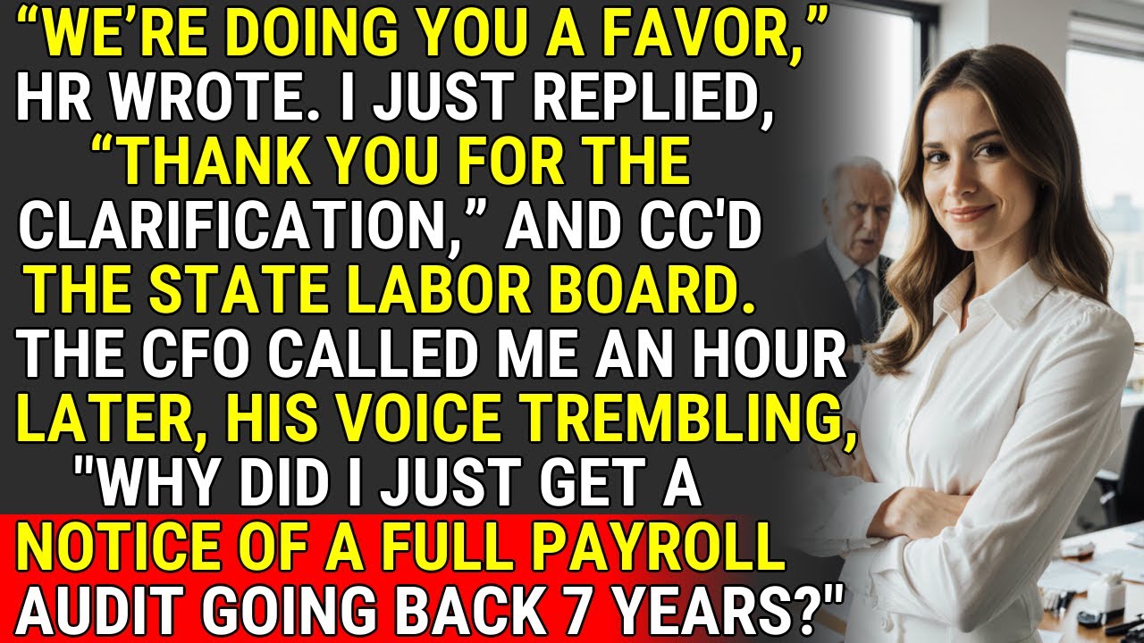 HR Called My Firing a 'Favor'—So I Thanked Them & CC'd the State ♟️