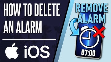 How to Delete/Remove Alarm on iPhone or iPad (iOS)