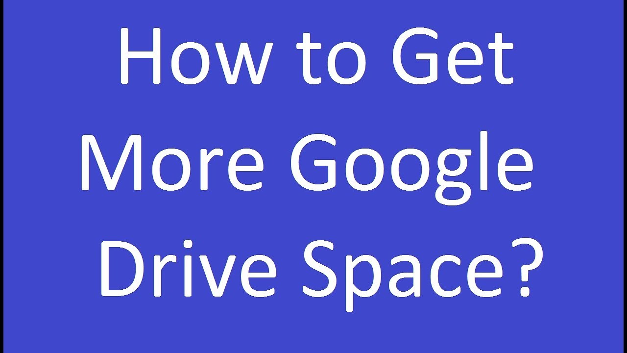 how much does more space on google drive cost