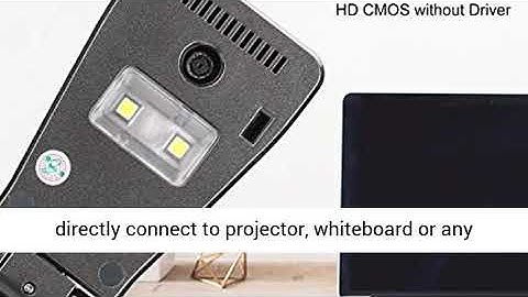 eloam Portable Document Camera HDMI, VGA Port， OCR Visual Presenter for