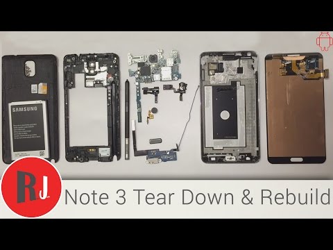 Samsung Galaxy Note 3 Tear Down Rebuild by Kenn