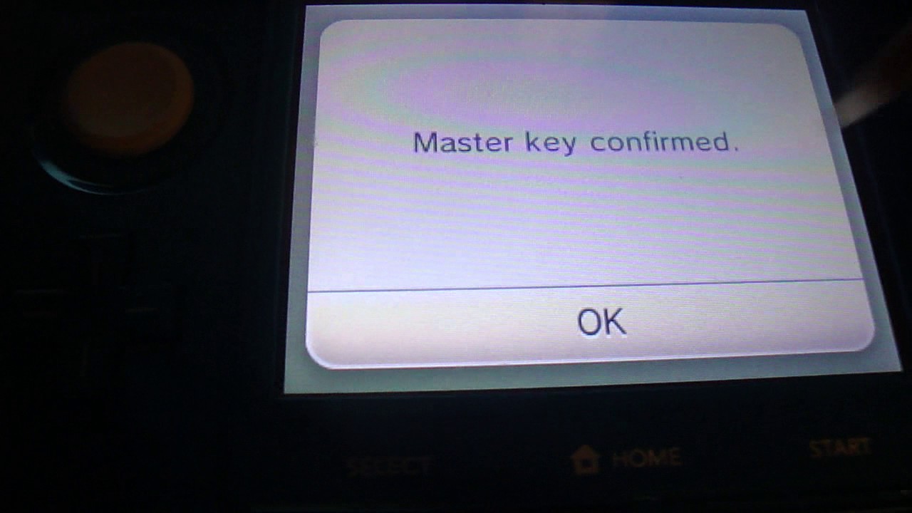 Unlocking 3DS Parental Controls - Forgot PIN? - Master Key 