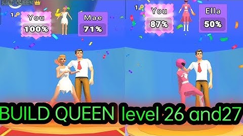 BUILD QUEEN 👑 level 26 and 27 trending viral video please subscriber my channel