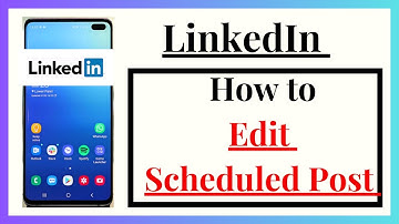 How To Edit Scheduled Posts On Linkedin