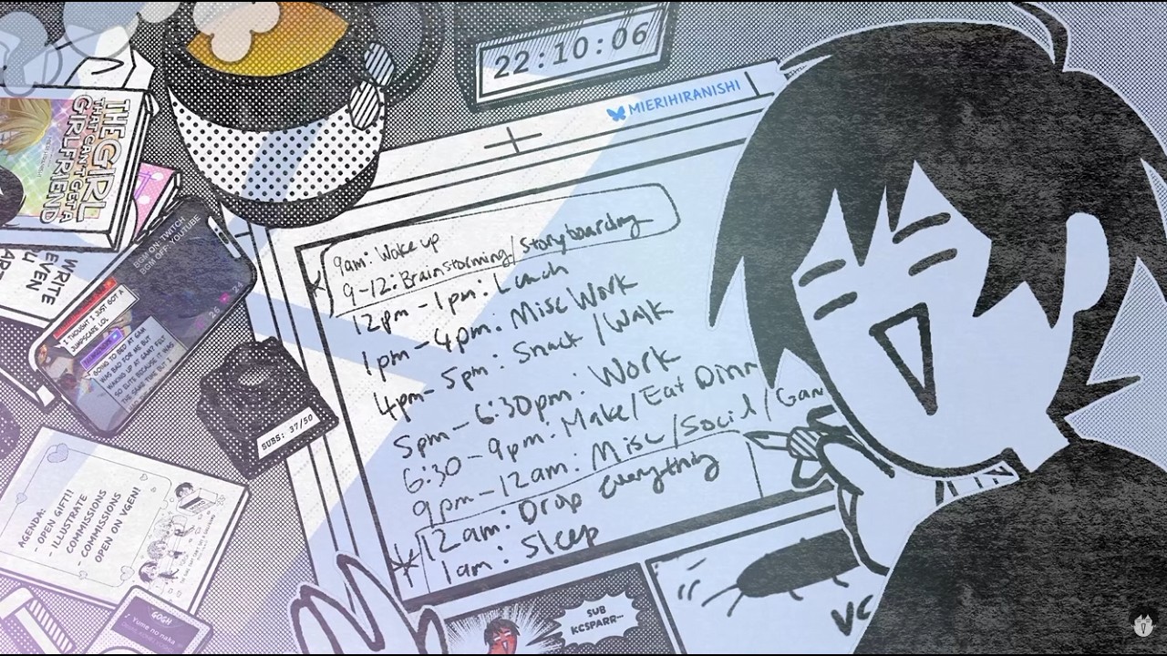 DAILY SCHEDULE AS A MANGA ARTIST 🧑‍🎨✍️ | ILLUSTRATION, MANGA + COMIC Q&A
