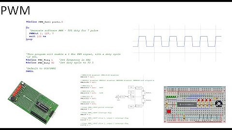 PT15: PIC18FxxQ41 chip Family - Using the PIC18FxxQ41with Great Cow BASIC with fixed and 16bit PWM