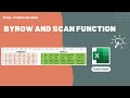 BYROW and SCAN Function in Excel