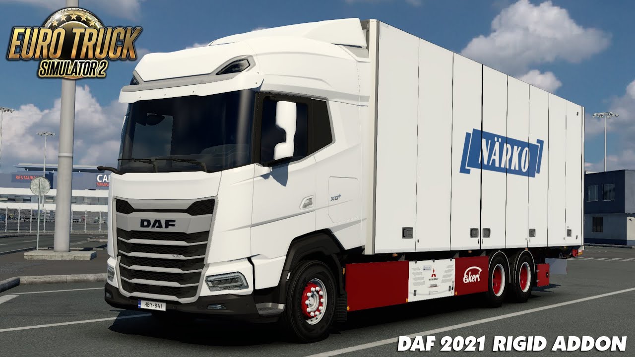 Euro Truck Simulator 2 Daf 21 Rigid Addons By Kast Ets2 Mods 1 41 Youtube
