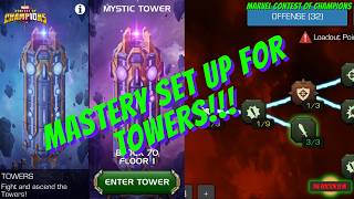 Mastery Loadouts For MCOC Towers and Beyond