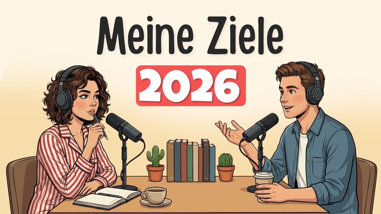 How to talk about Goals in German | German Podcast for Easy Conversation (A2)