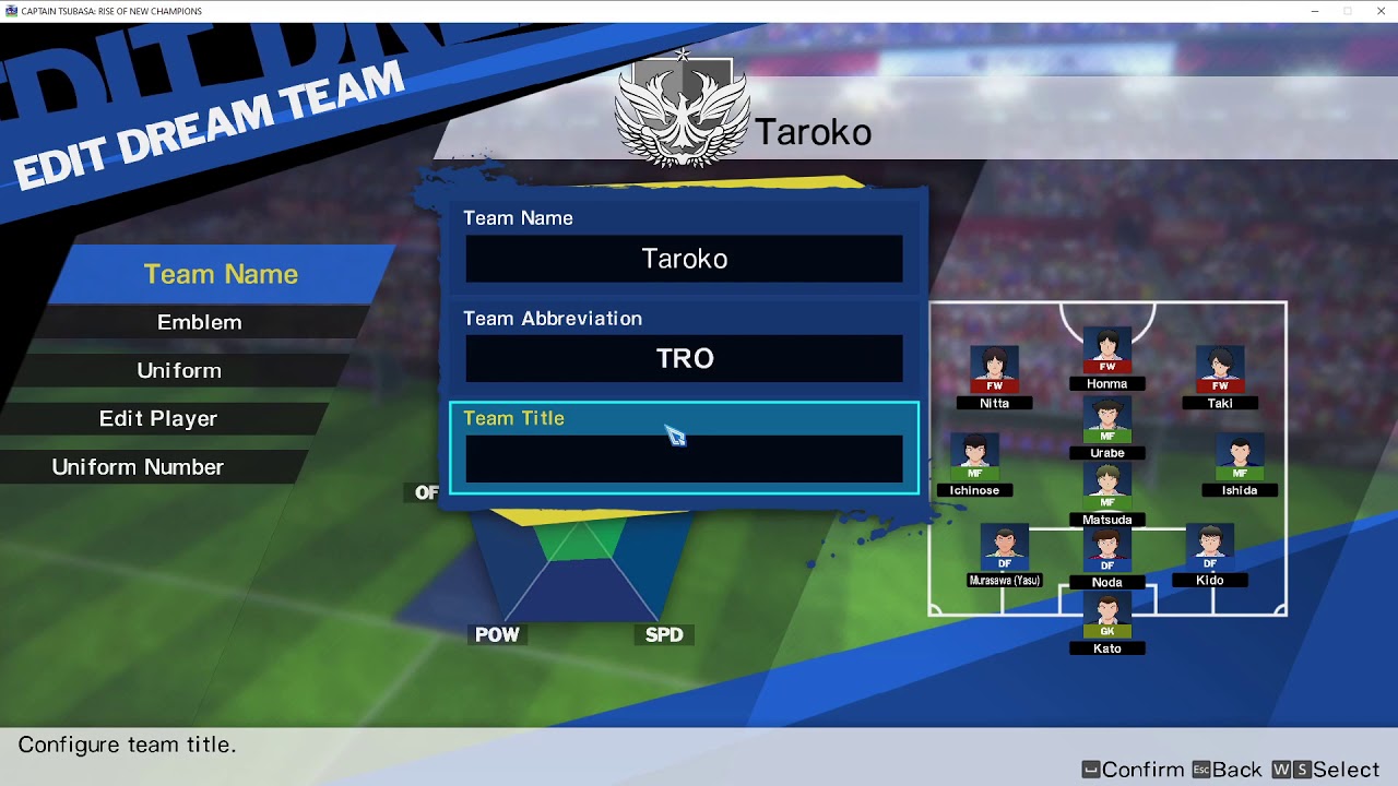 Captain Tsubasa - Rise Of New Champions - How to create a Dream Team?