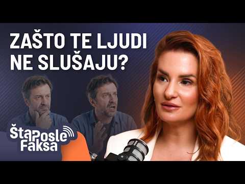 Kako Da Govoriš Tako Da Te Ljudi Slušaju | Dejana Tucić | Šta Posle Faksa 59