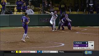 Auburn Softball at LSU Game 2 Highlights