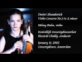 Shostakovich violin concerto no1 in a minor  hahn  chailly  royal concertgebouw orchestra