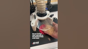 Router table dust collection.