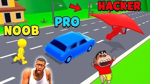 Shape-Shifting - NOOB vs PRO vs HACKER with SHINCHAN and CHOP in SHAPE-SHIFTING GAMEPLAY