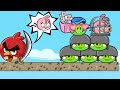 Angry Birds Heroic Rescue - TAKE DOWN ALL THE PIGGIES TO RESCUE GIRLFRIEND WALKTHROUGH LEVEL!