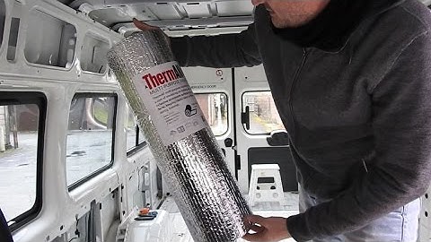 014) INSULATING part 1 ~ Ford Transit Minibus Camper Conversion Vanlife 7/3/2017