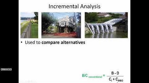 ENGR 222 - Class 17 (16 October 2018) Incremental Benefit-to-Cost Analysis