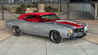 FOR SALE 1972 Restomod Chevelle Convertible. CALL 9168567931 or VICTORYLAPCLASSICS.NET