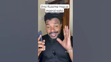 Jinsi Kusoma Msg Za Mpenzi Wako 