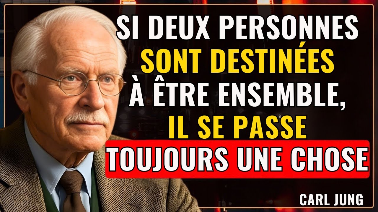 SI DEUX PERSONNES SONT DESTINÉES À ÊTRE ENSEMBLE, IL SE PASSE TOUJOURS UNE CHOSE | CARL JUNG