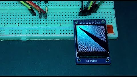 240 * 240 IPS Ekran kullanımı w/ Arduino
