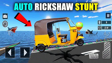 Tuk Tuk Auto Rickshaw 3D Stunt - Tuk Tuk Game - Android iOS Gameplay